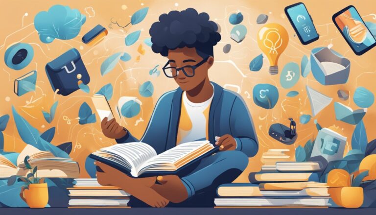 Illustration of a person reading the bible, overcoming challenges and embracing benefits