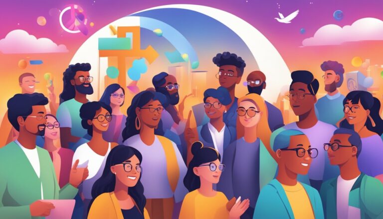 Illustration of diverse people, symbolizing unity, echoing pope francis' call