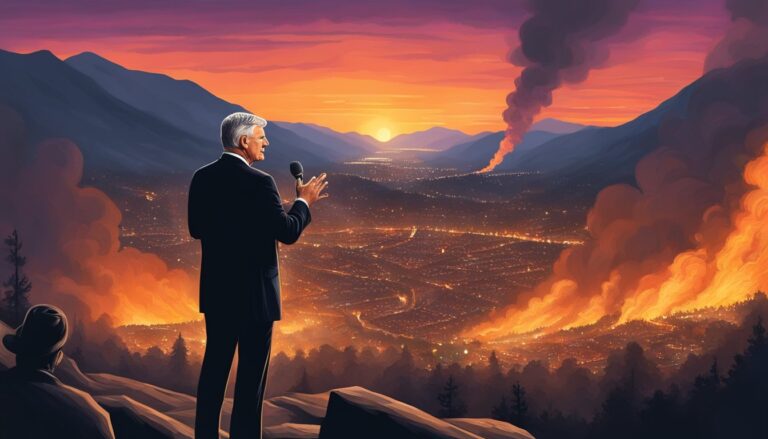 Franklin graham speaking amidst los angeles wildfires, offering hope