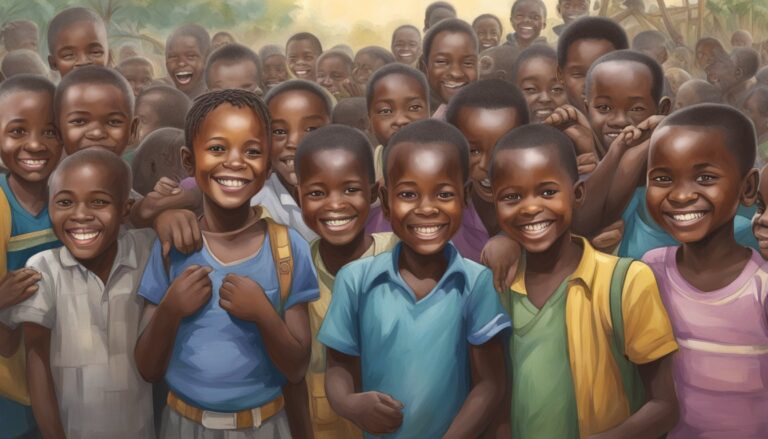 Smiling children in goma, facing danger amidst escalating violence, seeking help